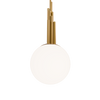 Sybil LED Pendant Aged Brass