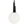 Sybil LED Pendant Polished Black Nickel