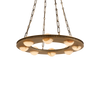 Lorelei LED Pendant in Aged Brass
