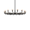 Glammis LED Pendant Chandelier in Black