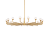 Glammis LED Pendant Chandelier in Vintage Brass